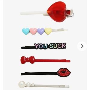 You Suck Hair Clip Set